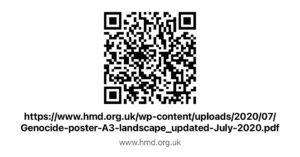 QR Code to Ten Stages of Genocide Poster